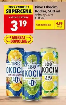 Biedronka Piwo Okocim Radler, 500 ml oferta