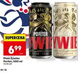 Biedronka Piwo Żywiec Porter, 500 ml oferta