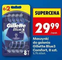 Biedronka Maszynki do golenia Gillette Blue3 Comfort , 8 szt oferta