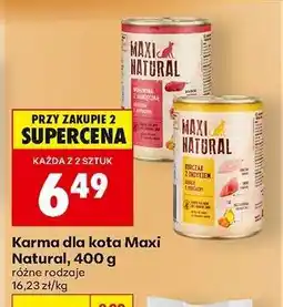Biedronka Karma dla kota Maxi Natural, 400 g oferta