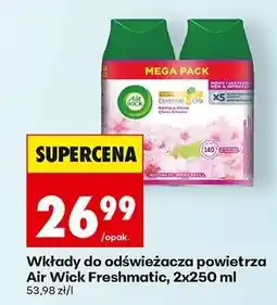 Biedronka Wkłady do odświeżacza powietrza Air Wick Freshmatic 2x250 ml oferta