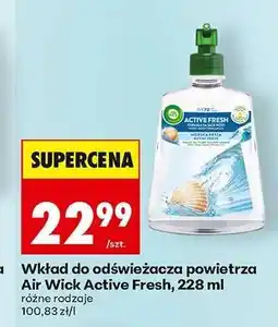 Biedronka Wkład do odświeżacza powietrza Air Wick Active Fresh, 228 ml oferta