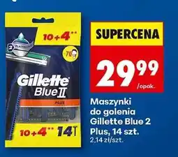 Biedronka Maszynki do golenia Gillette Blue 2 Plus, 14 szt oferta