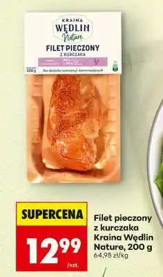 Biedronka Filet pieczony z kurczaka Kraina Wędlin Nature, 200 g oferta
