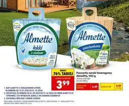 Biedronka Puszysty serek twarogowy Almette, 150 g oferta