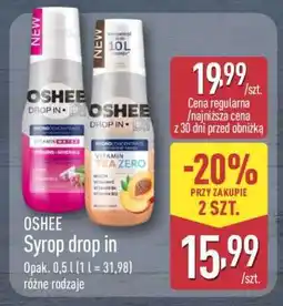 ALDI OSHEE Syrop drop in oferta