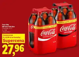 Lidl Coca-Cola lub Coca-Cola Zero oferta
