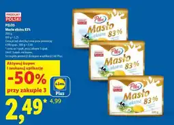 Lidl PILOS Masło ekstra 83% oferta