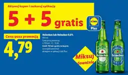 Lidl Heineken lub Heineken, 0.0% oferta