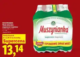 Lidl MUSZYNIANKA Woda mineralna oferta