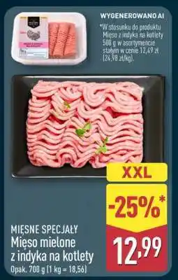 ALDI Mięso mielone z indyka na kotlety oferta