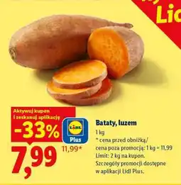 Lidl Bataty, luzem oferta