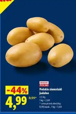 Lidl Polskie ziemniaki jadalne oferta