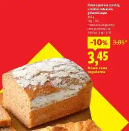 Lidl Chleb żytni bez drożdży oferta
