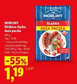 Lidl MORLINY Kiełbasa śląska, duża paczka oferta