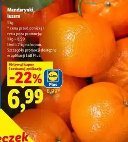 Lidl Mandarynki, luzem oferta