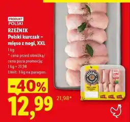 Lidl RZEŹNIK Polski kurczak – mięso z nogi, XXL oferta
