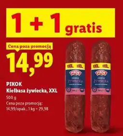 Lidl PIKOK Kiełbasa żywiecka, XXL oferta