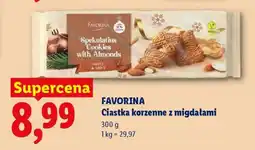 Lidl Favorina Ciastka korzenne z migdałami oferta