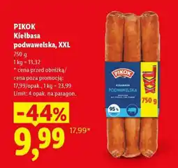Lidl Pikok Kiełbasa podwawelska, XXL oferta