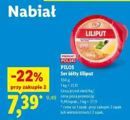 Lidl PILOS Ser żółty liliput oferta