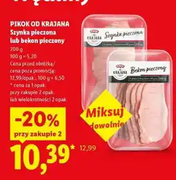 Lidl Pikok od Krajana Szynka pieczona lub bekon pieczony oferta
