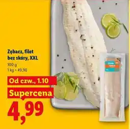 Lidl Zębacz, filet bez skóry, XXL oferta