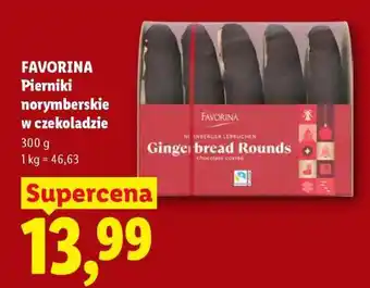 Lidl Favorina Pierniki norymberskie w czekoladzie oferta