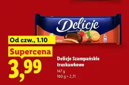 Lidl Delicje Szampańskie truskawkowe oferta