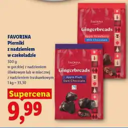 Lidl Favorina Pierniki z nadzieniem w czekoladzie oferta