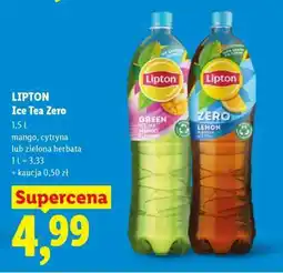 Lidl LIPTON Ice Tea Zero oferta