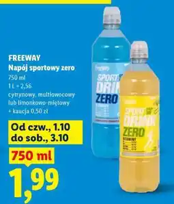 Lidl FREEWAY Napój sportowy zero oferta