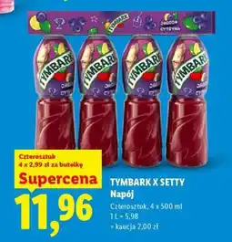 Lidl TYMBARK X SETTY Napój oferta