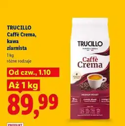 Lidl TRUCILLO Caffè Crema, kawa ziarnista oferta
