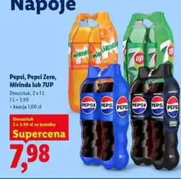 Lidl Pepsi, Pepsi Zero, Mirinda lub 7UP oferta