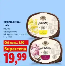 Lidl BRACIA KORAL Lody oferta