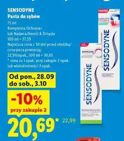 Lidl SENSODYNE Pasta do zębów oferta
