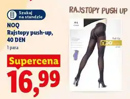 Lidl NOQ Rajstopy push-up, 40 DEN oferta