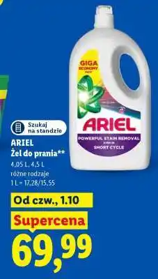 Lidl ARIEL Żel do prania oferta