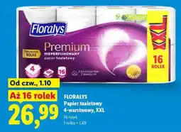 Lidl FLORALYS Papier toaletowy 4-warstwowy, XXL oferta