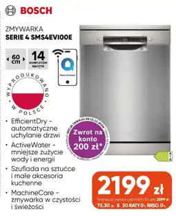 Max Elektro Zmywarka Bosch Serie 4 SMS4EVIO0E oferta