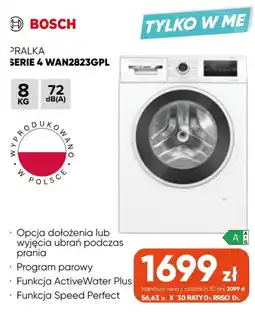 Max Elektro Pralka Bosch Serie 4 WAN2823GPL oferta