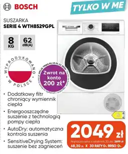 Max Elektro Suszarka Bosch Serie 4 WTH8529GPL oferta