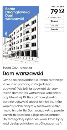 Świat Książki Beata Chomątowska Dom warszawski oferta