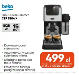Max Elektro Eksprese Kolbowy Beko CEP 5304 X oferta