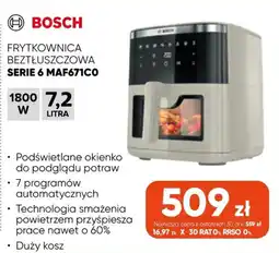 Max Elektro Frytkownica Beztłuszczowa Serie 6 MAF671CO Bosch oferta