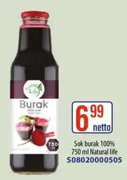 AT Sok burak 100% Natural life oferta