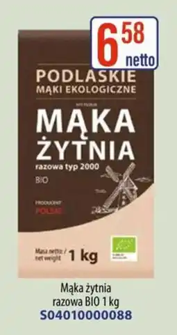 AT Mąka żytnia razowa BIO oferta