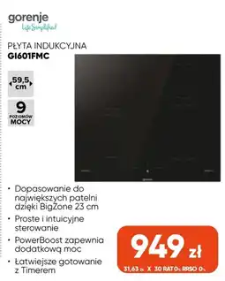 Max Elektro Płyta Indukcyjna Gorenje GI601FMC oferta