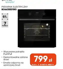Max Elektro Piekarnik Elektryczny Smeg BO6635E01BG oferta